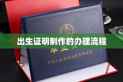 汕尾出生证明制作的办理流程