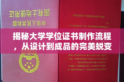 汕尾揭秘大学学位证书制作流程，从设计到成品的完美蜕变