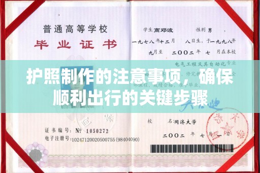 汕尾护照制作的注意事项，确保顺利出行的关键步骤